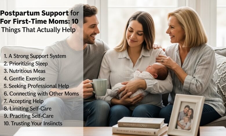 Postpartum Support for First-Time Moms: 10 Things That Actually Help