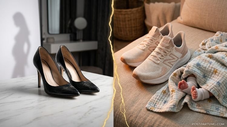 postpartum shoe size changes before and after pregnancy foot size comparison